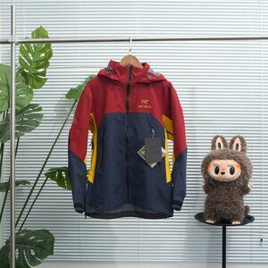 Arc'teryx Red and Dark Blue Beta AR Jacket Unisex